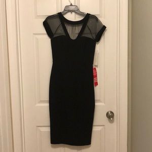 Black cocktail dress